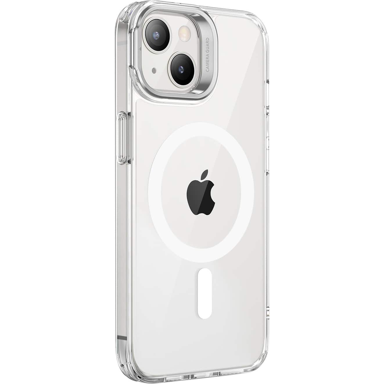 Angle. SaharaCase - Hybrid-Flex Kickstand Case for Apple iPhone 14 - Clear.