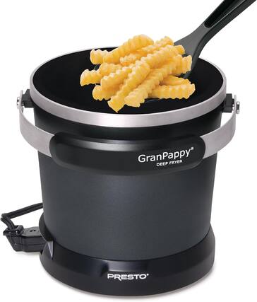 Presto 05411 Granpappy Electric Deep Fryer Black 05411