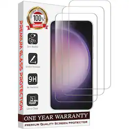 Entronix - Clear Screen Protector For Galaxy A16 - 3-Piece Combo - Transparent