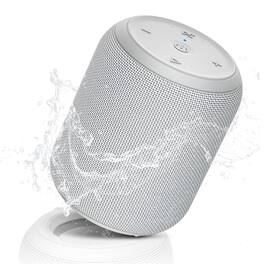 Dazzed Corner - Bluetooth Speakers, Portable Wireless Speaker - Grey White
