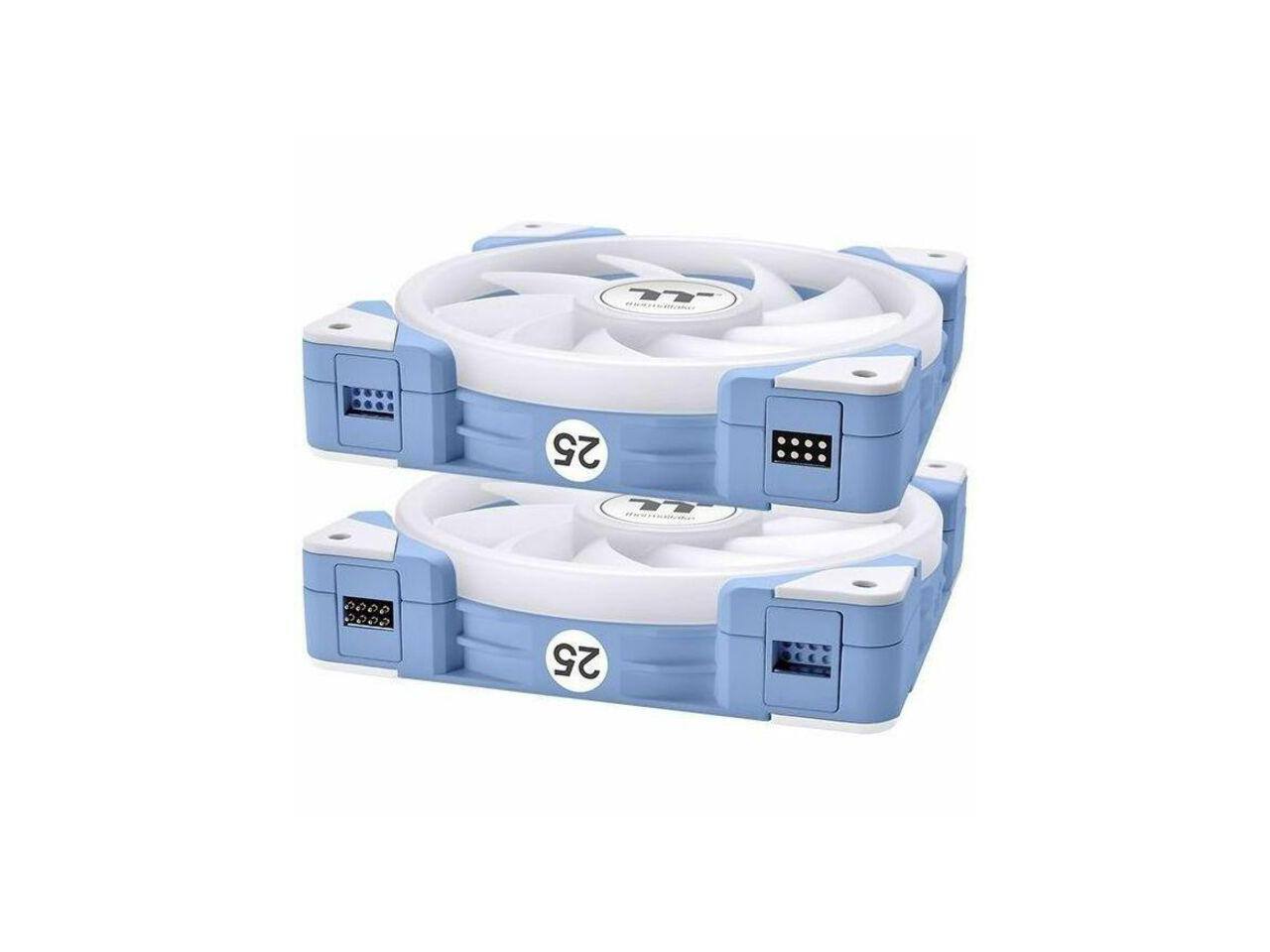 Alt View 5. Thermaltake - Thermaltake SWAFAN EX12 ARGB Cooling Fan 3 Pack CLF183PL12BUA - ARGB.