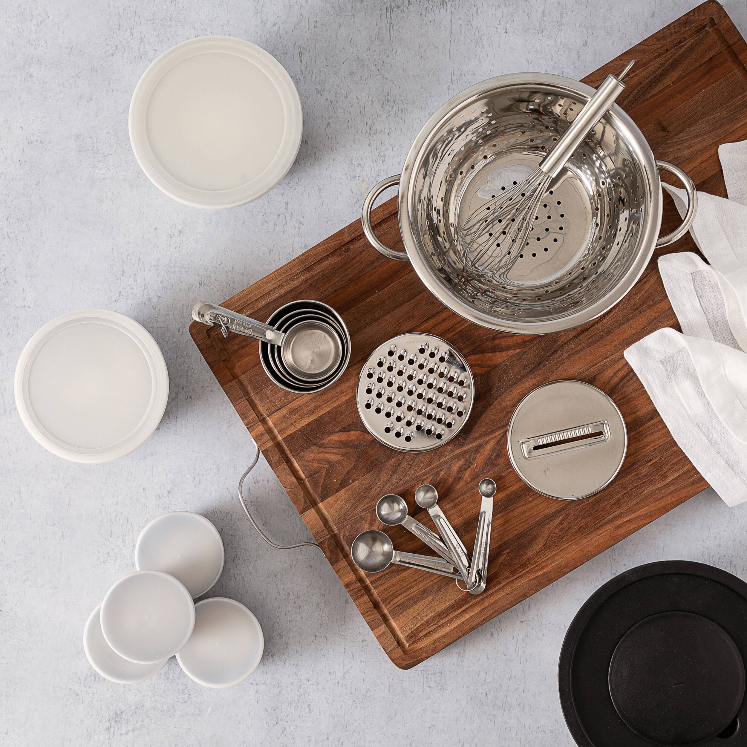 Alt View 1. Oster - Oster Tobias 27 Piece All-In-One Cooking Tool Set - Ideal For Prepping - Silver.