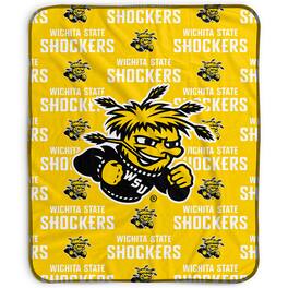 Pegasus - Wichita State Shockers 50" x 60" Repeat Wordmark Fleece Blanket - Multicolor