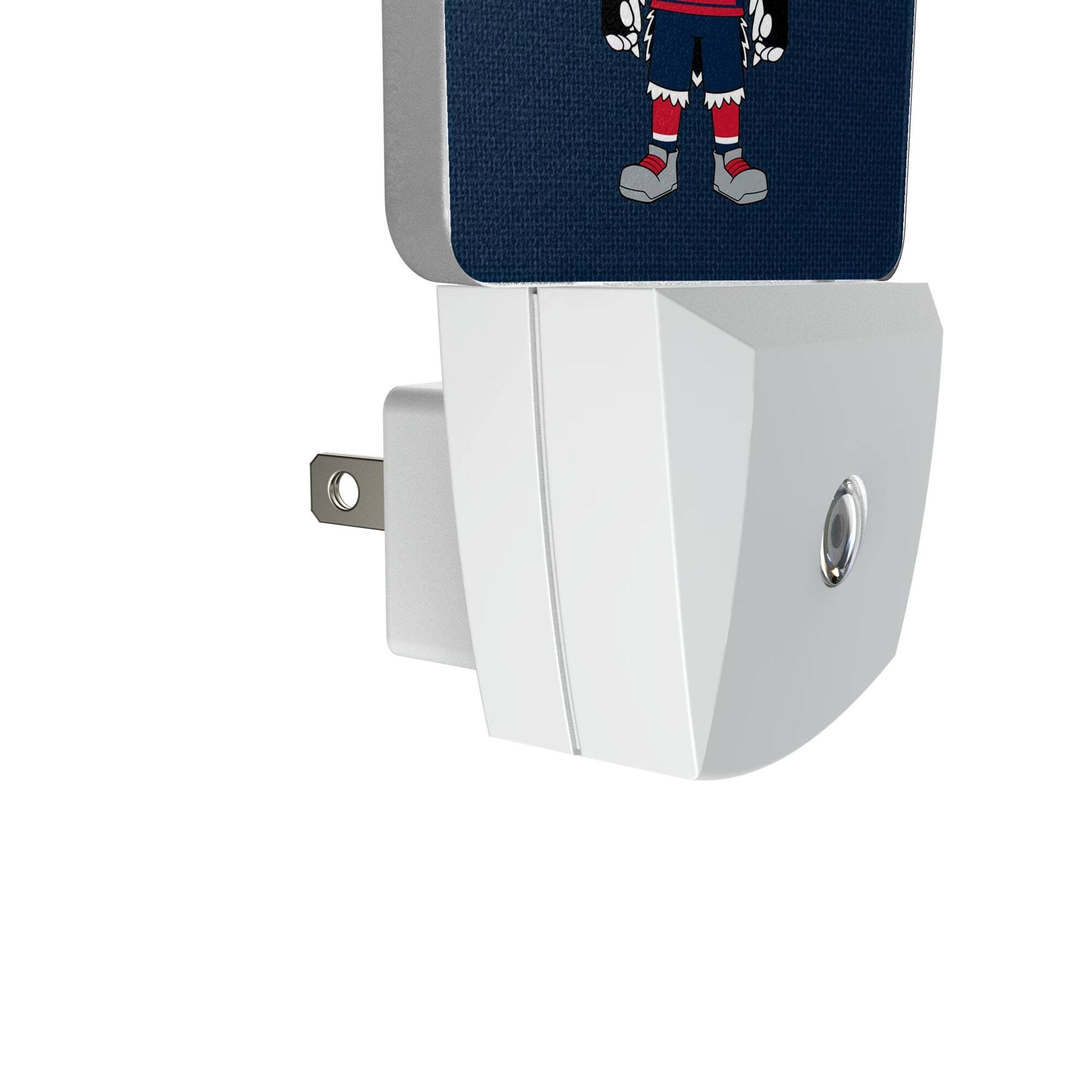 Alt View 2. Keyscaper - Washington Capitals 2-Pack Solid Design Mascot Nightlight Set - White.