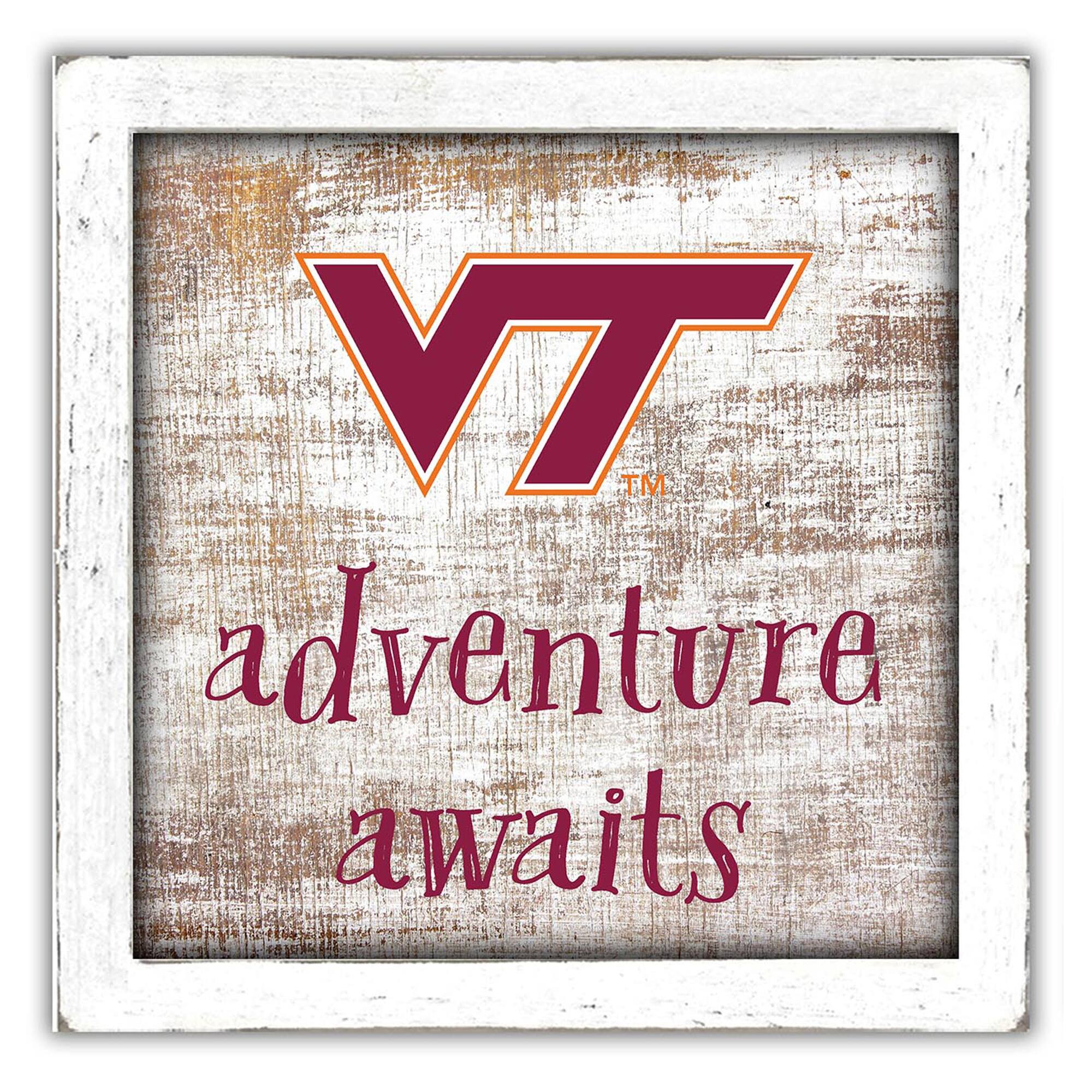 Virginia Tech Hokies 14'' x 13'' Adventure Awaits Money Box
