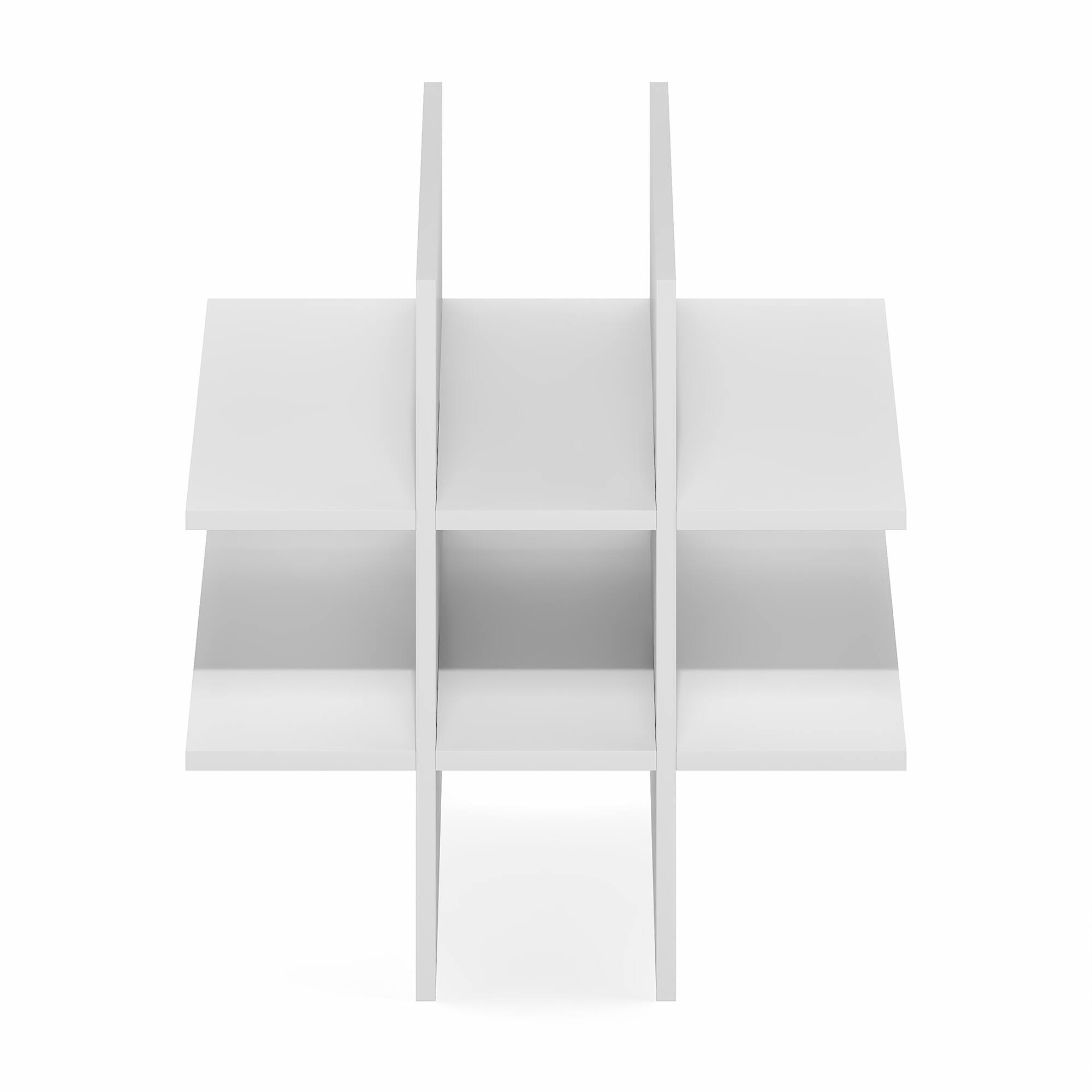 Alt View 6. Furinno - CUBICLE Cube Insert, 9-Compartment Storage Cube Insert, Triple Thick Cube Fit, for Organizers - White.