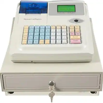 Electronic Cash Register
Electronic Cash Registers
1 2 3 4 5 6 7 8 9 0 00 .
Total
Cash