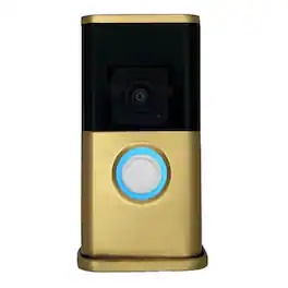 Michael Healy - Traditional Video Doorbell Cover (Ring 3, 3 Plus, 4, Battery Plus and Battery Pro) - Satin Brass