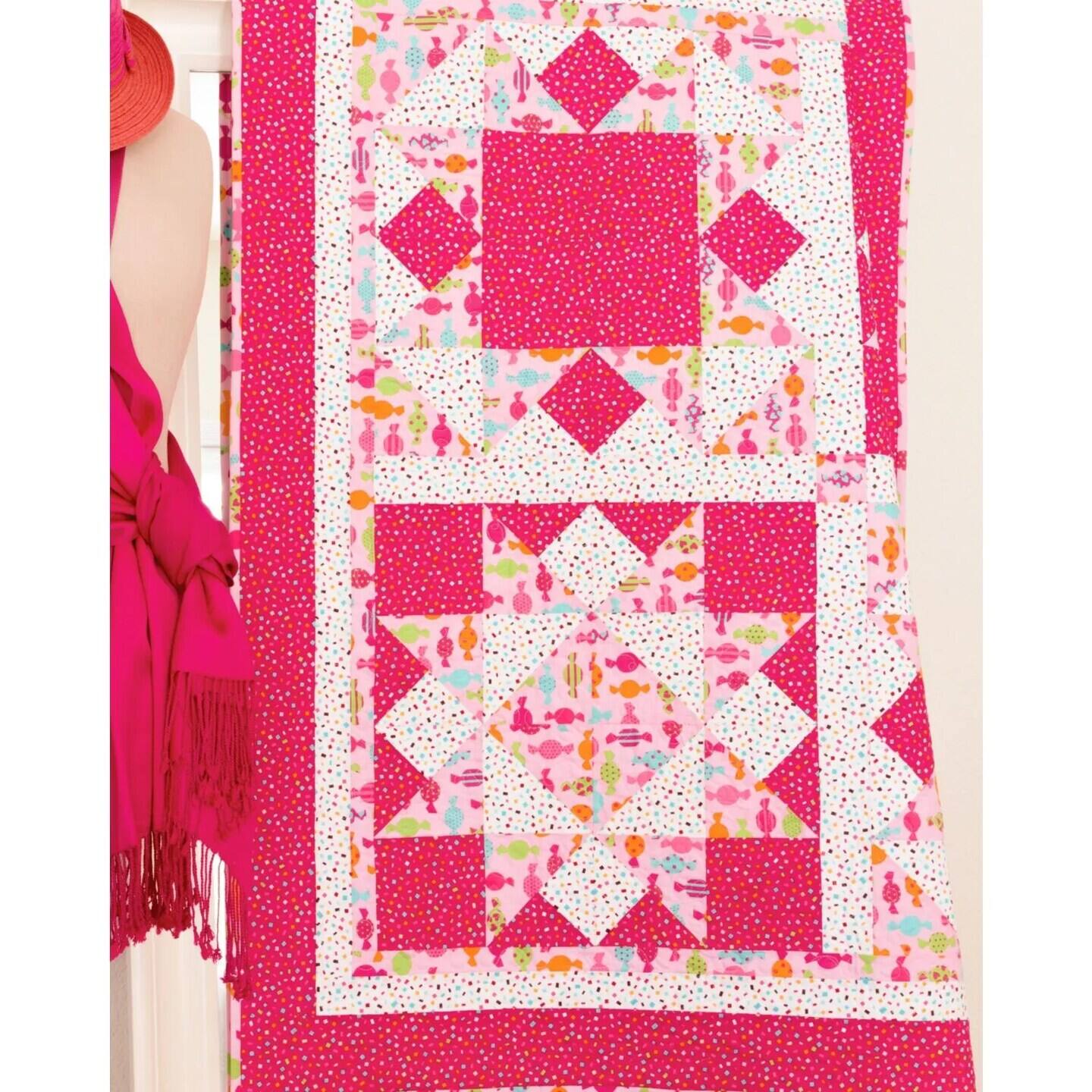 Angle. AccuQuilt - GO! Half Square Triangle-4 1/2 Finished Square Die - Multicolor.