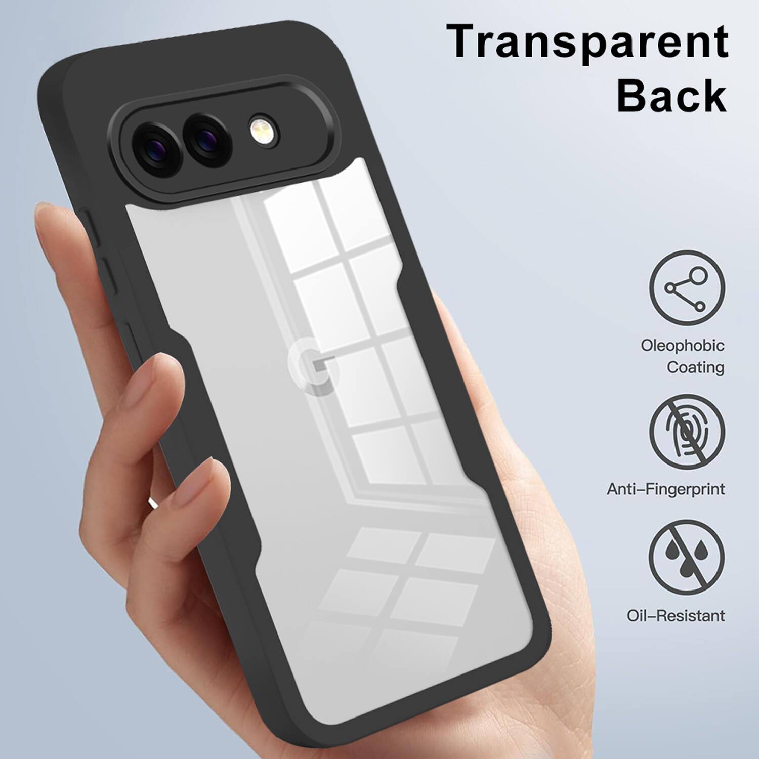 Transparent Back Oleophobic Coating Anti-Fingerprint Oil-Resistant