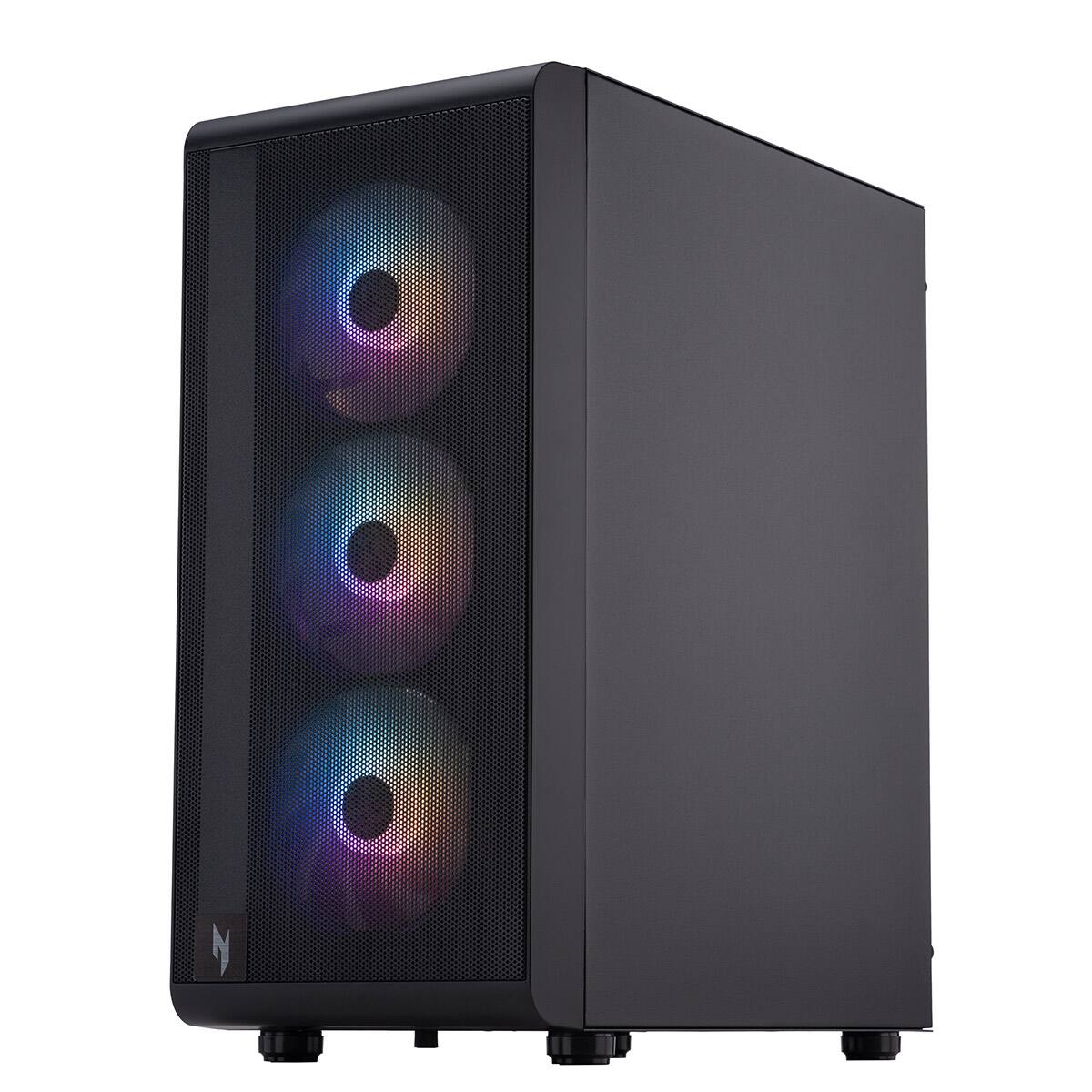 Alt View 7. Acer - Nitro 60 N60-641-UB24 Gaming Desktop - Intel Core i9-14900F - 32GB DDR5 Memory - NVIDIA GeForce RTX 5080 - 2TB SSD - Black.