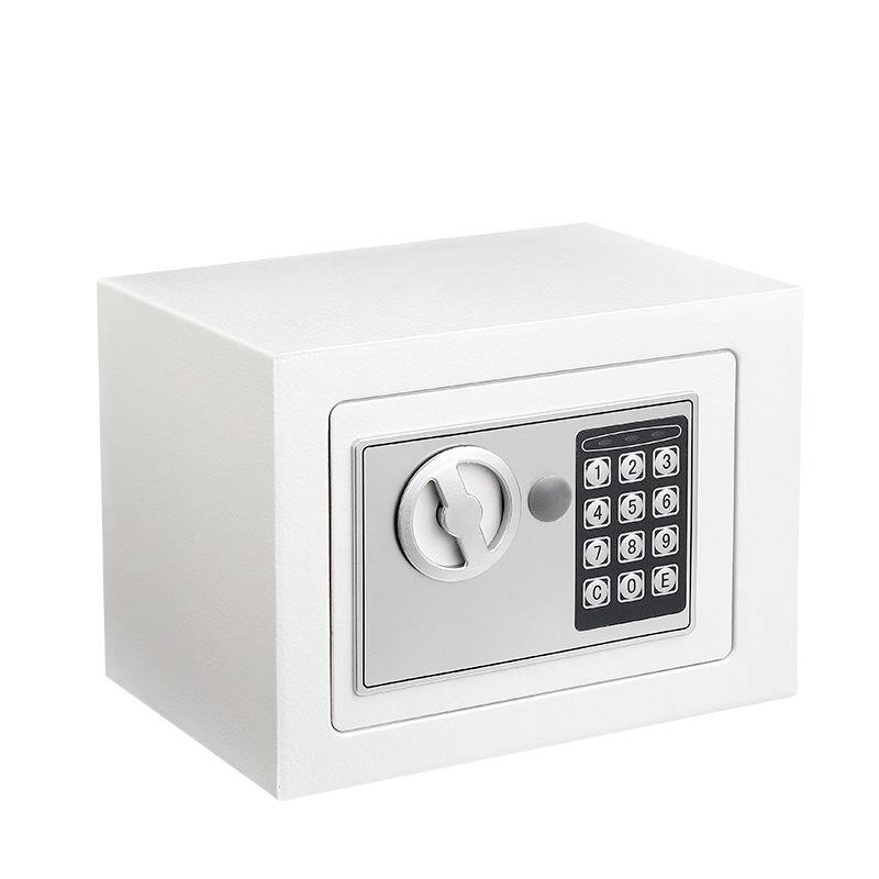 Front. Cluzine - Mini Electronic Safe Box, Digital Keypad, Solid Steel Security Safe for Home Office Cash Jewelry.