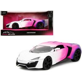 Jada - Lykan Hypersport "Pink Slips" Series 1/24 - White Pink and Purple Gradient