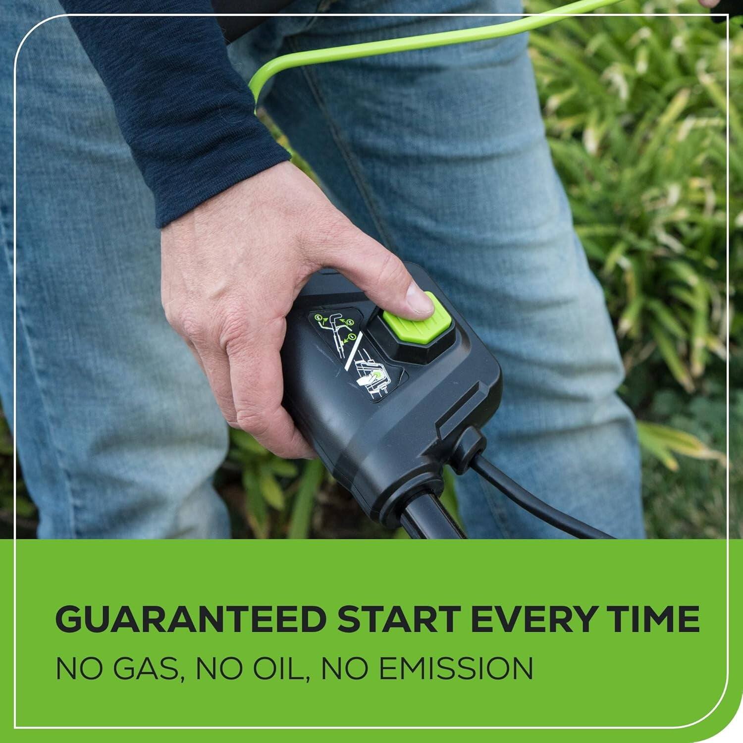 GUARANTEED START EVERY TIME  
NO GAS, NO OIL, NO EMISSION
