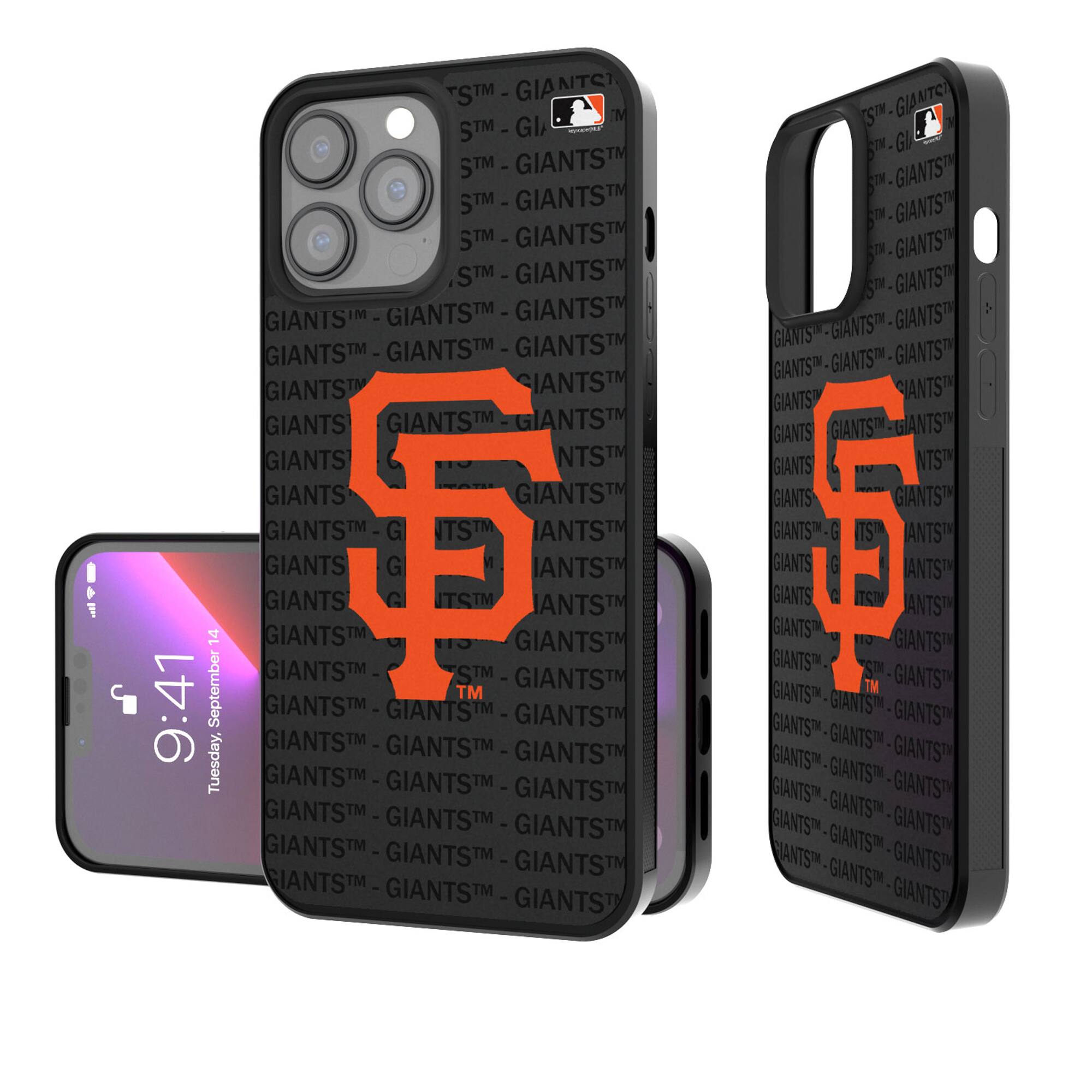 Keyscaper - MLB - San Francisco Giants iPhone Text Backdrop Design Bump Case - 14 Pro - Multicolor price history on PriceWatchPro