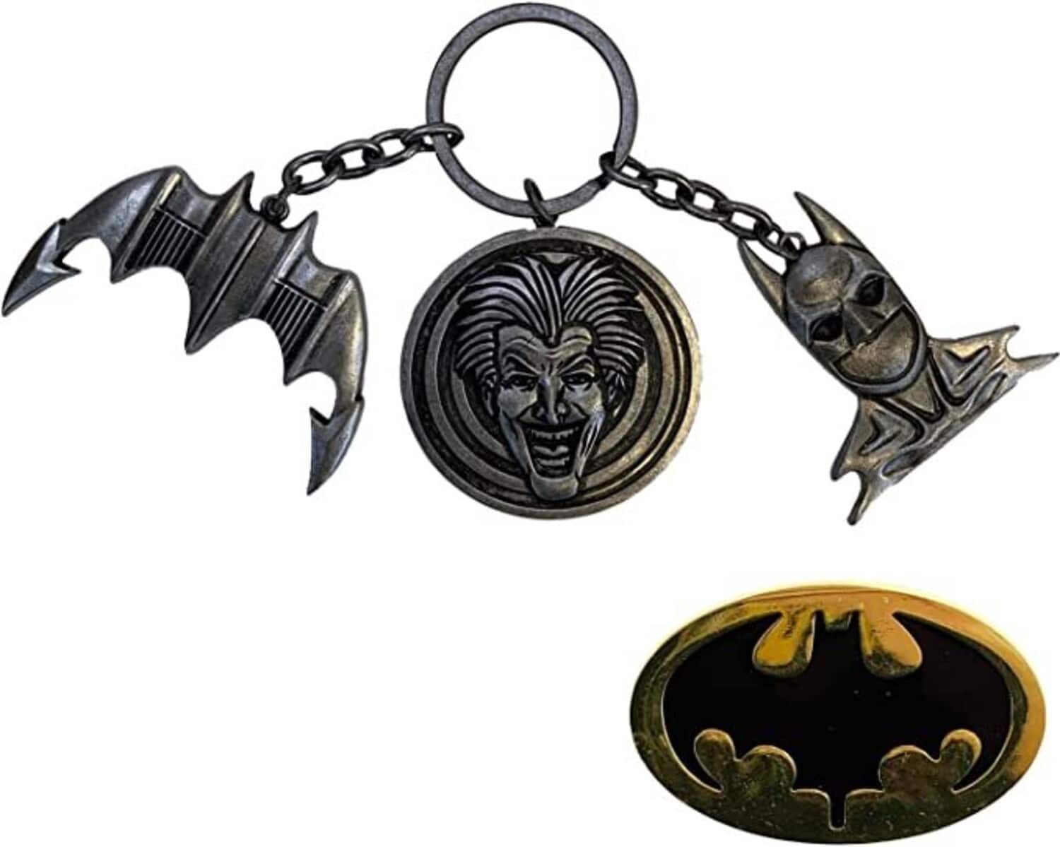 PopMarket - Batman 1989 - CHS Keychain And Pin Set - NOVELTIES - Multicolor