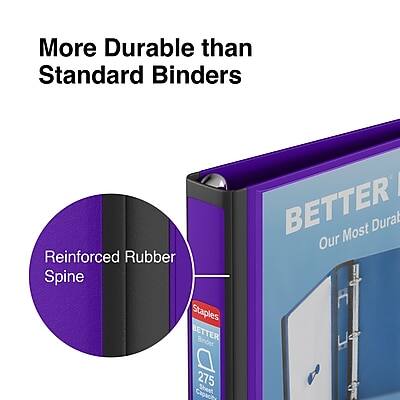 More Durable than Standard Binders

Reinforced Rubber Spine

BETTER
Our Most Durable
275 Sheet CPCI