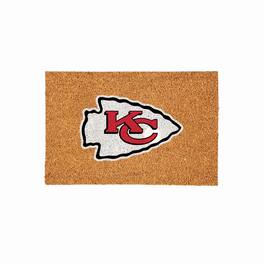 Evergreen Enterprises - Kansas City Chiefs 24" x 36" Outdoor Team Logo Coir Mat - Brown