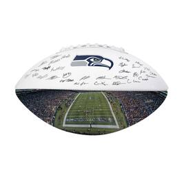 Logo Brands - Seattle Seahawks 2025 Autograph Signature Football - Navy