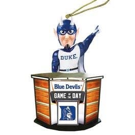 Santa's Workshop - Duke Devils 4" Game of the Day Ornament - Blue