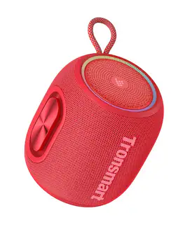 Tronsmart - T8 Mini Ultra-Portable Bluetooth Speaker, 16W Big Bass, 360° Sound, IPX7 Waterproof, 20H Playtime, Custom EQ & Light - Red