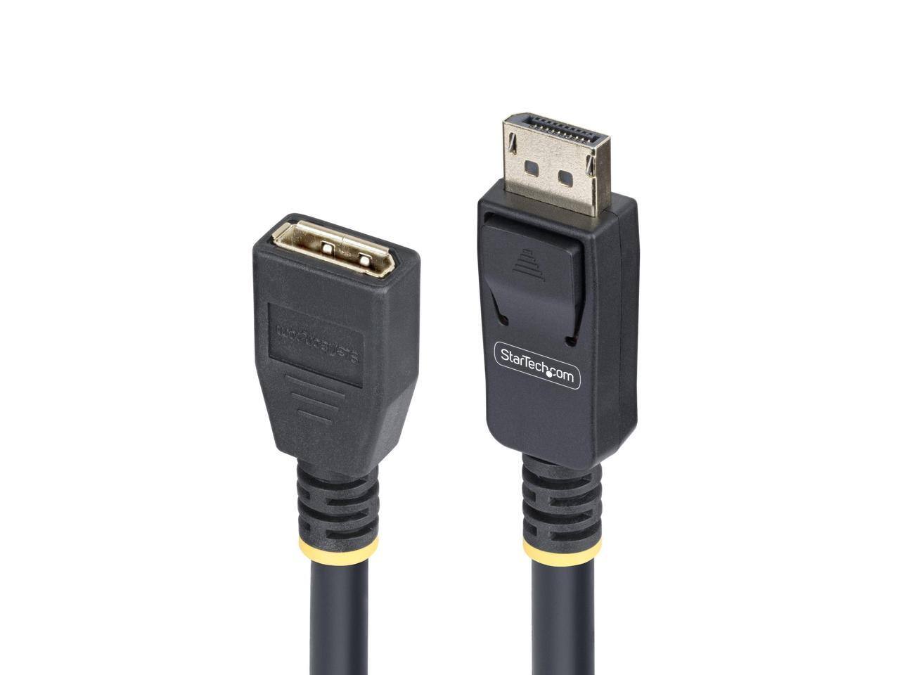 Front. StarTech.com - StarTech 10ft DisplayPort 1.4 Extension Cable, 8K 60Hz, DP Male to Female, TPE Jacket.