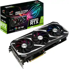 ASUS - Refurbished Excellent - ROG Strix GeForce RTX 3060 OC Edition 12GB GDDR6 - Graphics Card - Black
