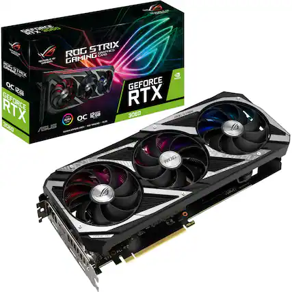 adida GEFORCE FTX 080 ROG STRIX GRAPHICS Em CARD NEPUR nm - OF GAMING ROG 5 CAIMING STRIX OC GEFORCE 12GB RTX GEFORCE - STK - OC 12GB 3060 FN AURA - F DLS mar T 3060 ASUS No AMPERE ARCM ROG E T