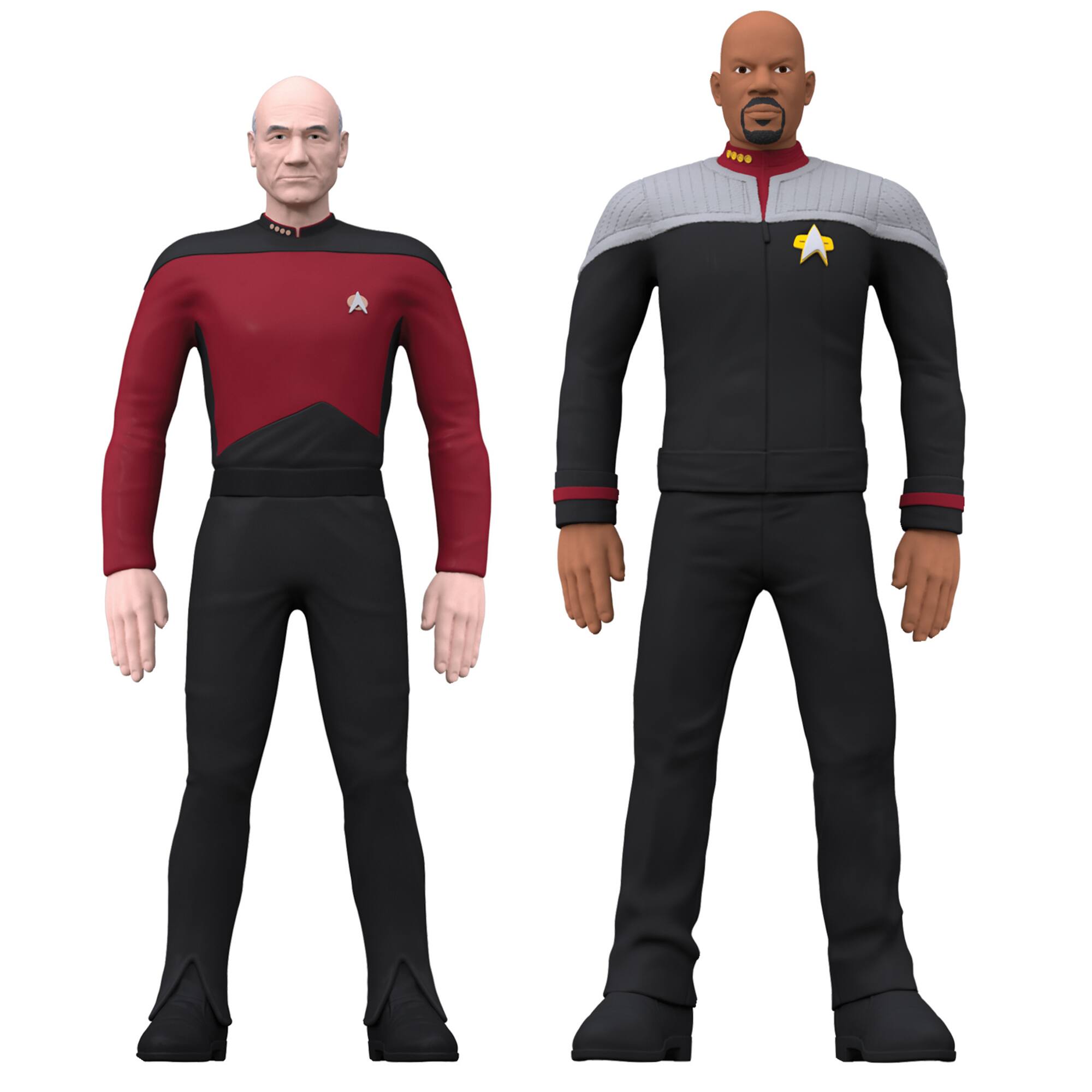 Back. TCG Toys - FleXfigs: Star Trek Captains - 4 Character Pack - Ages 3+.