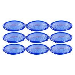Solar Sun Rings - UV Resistant Pool Spa Heater Circular Solar Cover, Blue (9 Pack)