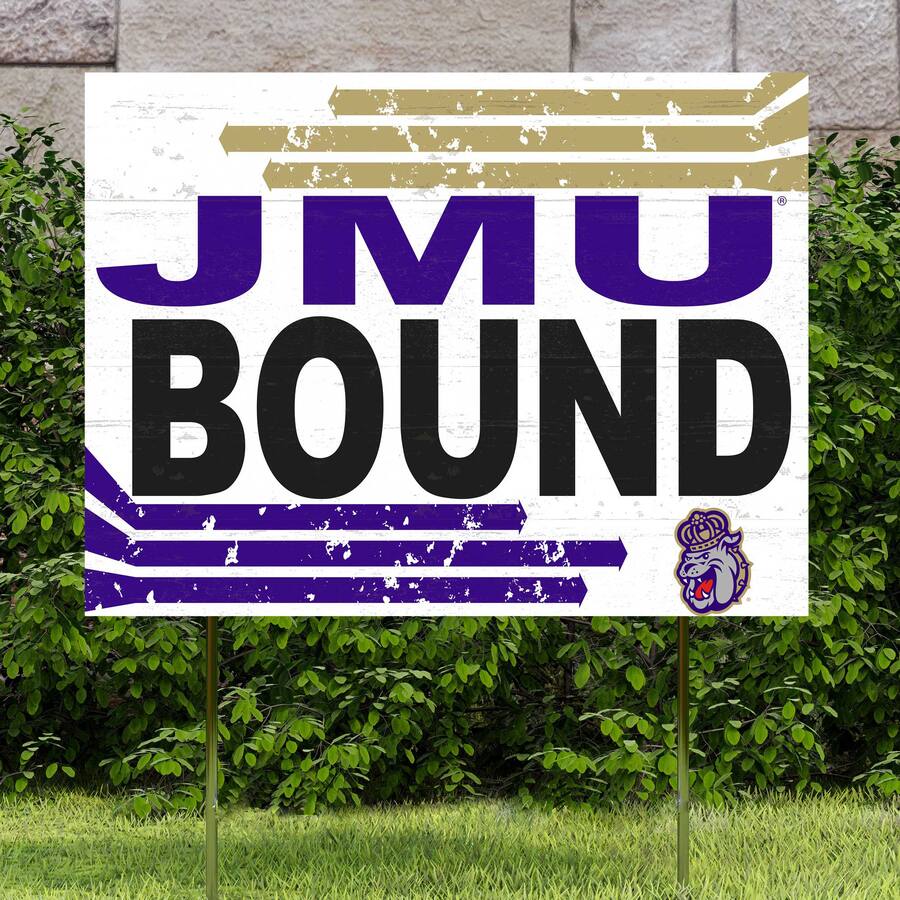 Jardine James Madison Dukes 18'' x 24'' Bound Yard Sign White 4966020 ...