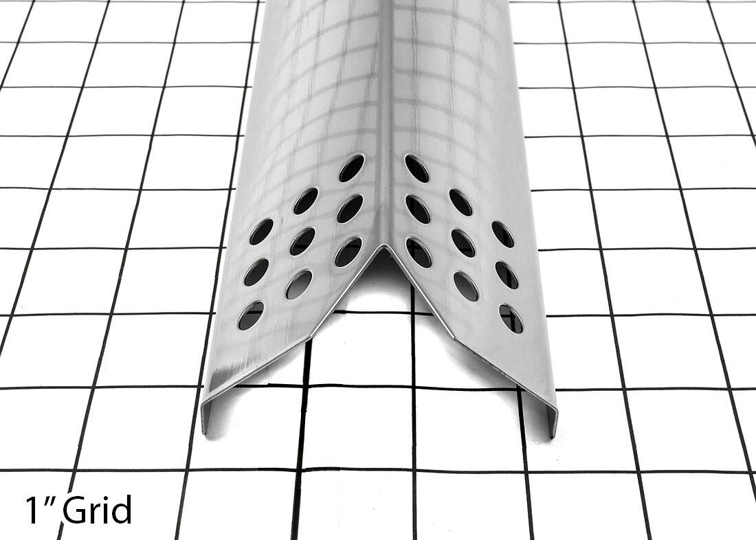 Alt View 2. Music City Metals - Music City Metals - MCM959745117 heat plate, ss, 16.125 x 3.25; Kitchen A heat plates, 16.9375” to 15”.