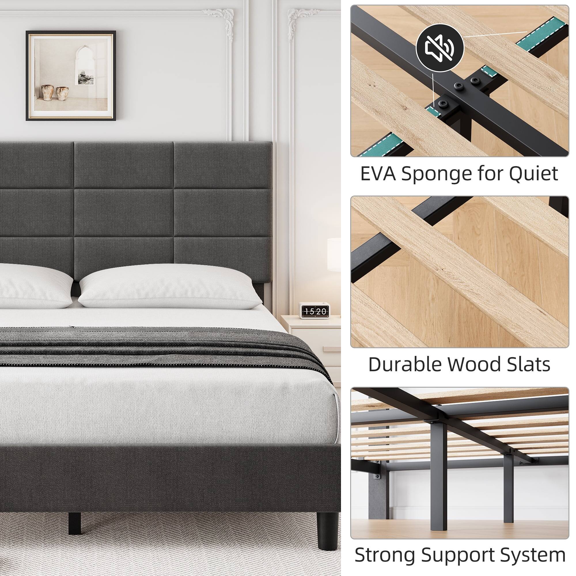 EVA Sponge for Quiet  
1520  
Durable Wood Slats  
Strong Support System