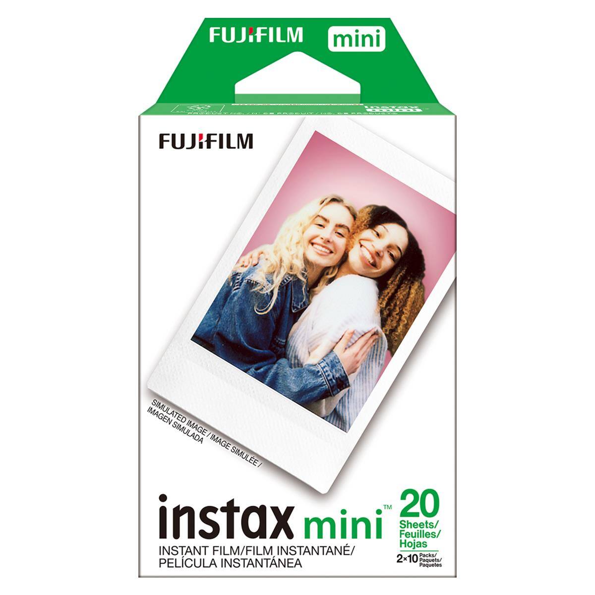 FUJIFILM mini  
FUJIFILM  
IMAGEN IMAGE I IMAGE SIMULÉE/ TM 20 instax mini Feuilles/ Sheets/ Hojas INSTANT FILM/FILM INSTANTANÉ/ Packs/ PELÍCULA INSTANTÁNEA 2x10 Paquets/ Paquetes