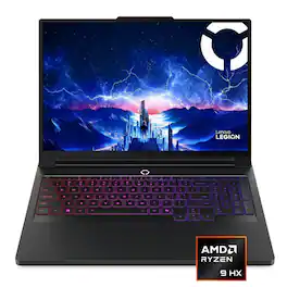 Lenovo - Legion Pro 7 16" WQXGA Gaming,Ryzen 9 9955HX,32GB DDR5,1TB SSD,RTX 5070 Ti,RGB Backlit,Win 11 - Black