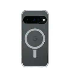 Front. OtterBox - Symmetry Series Hard Shell with Magnets for Pixel 10 and Pixel 10 Pro - Clear.