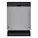 Alt View 2. Bosch - 300 Series 24" Top Control Smart Built-In Stainless Steel Tub Dishwasher with 3rd Rack and Zone Wash, 46 dBA - Custom Panel Ready.