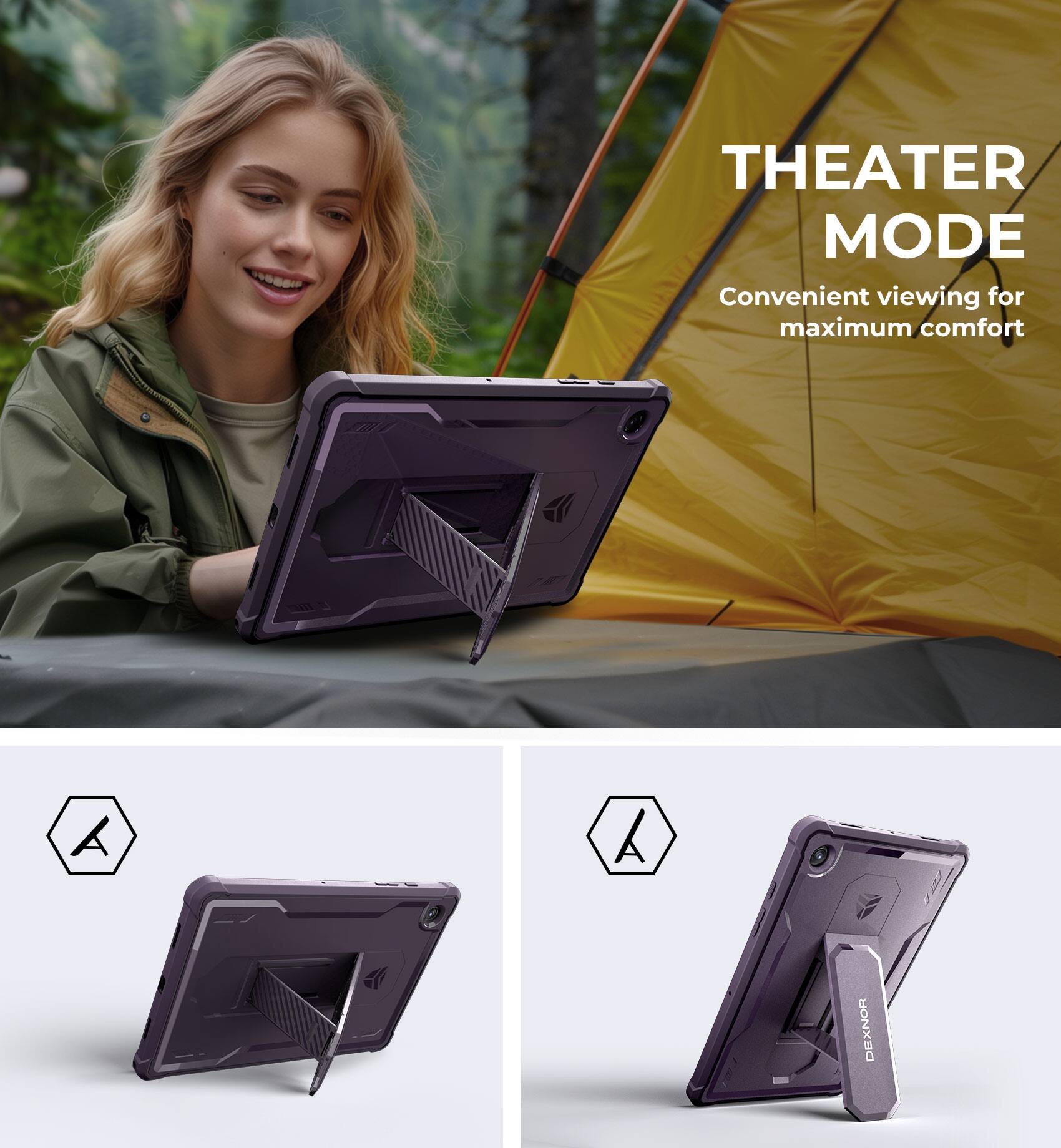 THEATER MODE  
Convenient viewing for maximum comfort  

DEXNOR
