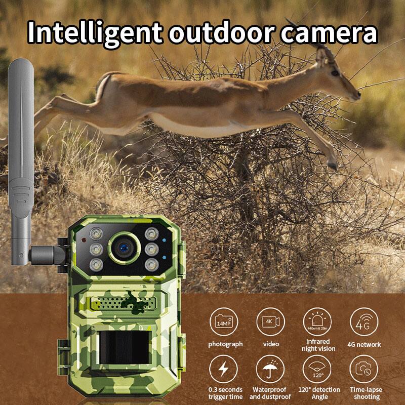 Intelligent outdoor camera

14MP 4K
HOwS 20m
Photograph video
Infrared night vision
4G network
120° detection
0.3 seconds trigger time
Waterproof and dustproof
120° angle shooting
Time-lapse