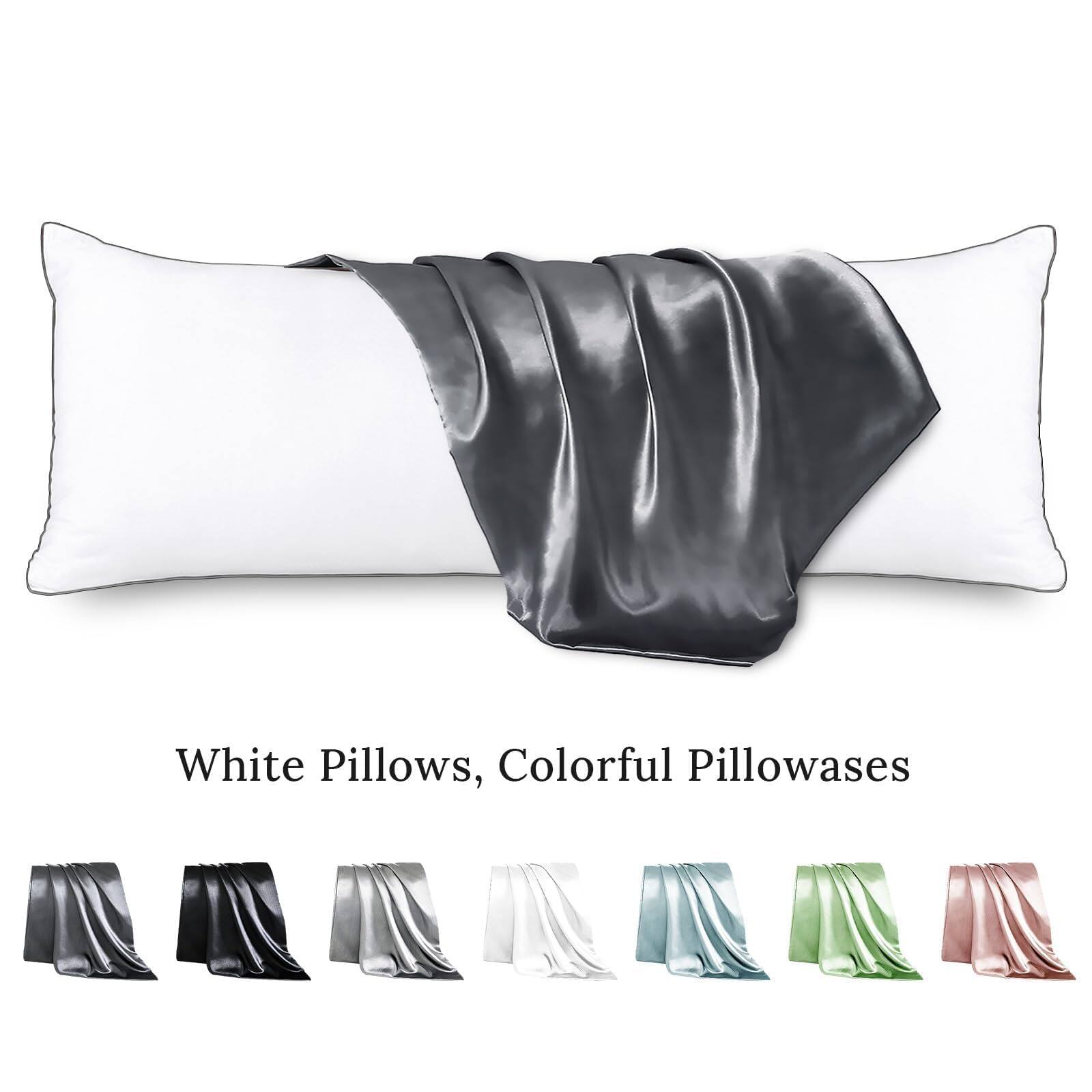 White Pillows, Colorful Pillowcases