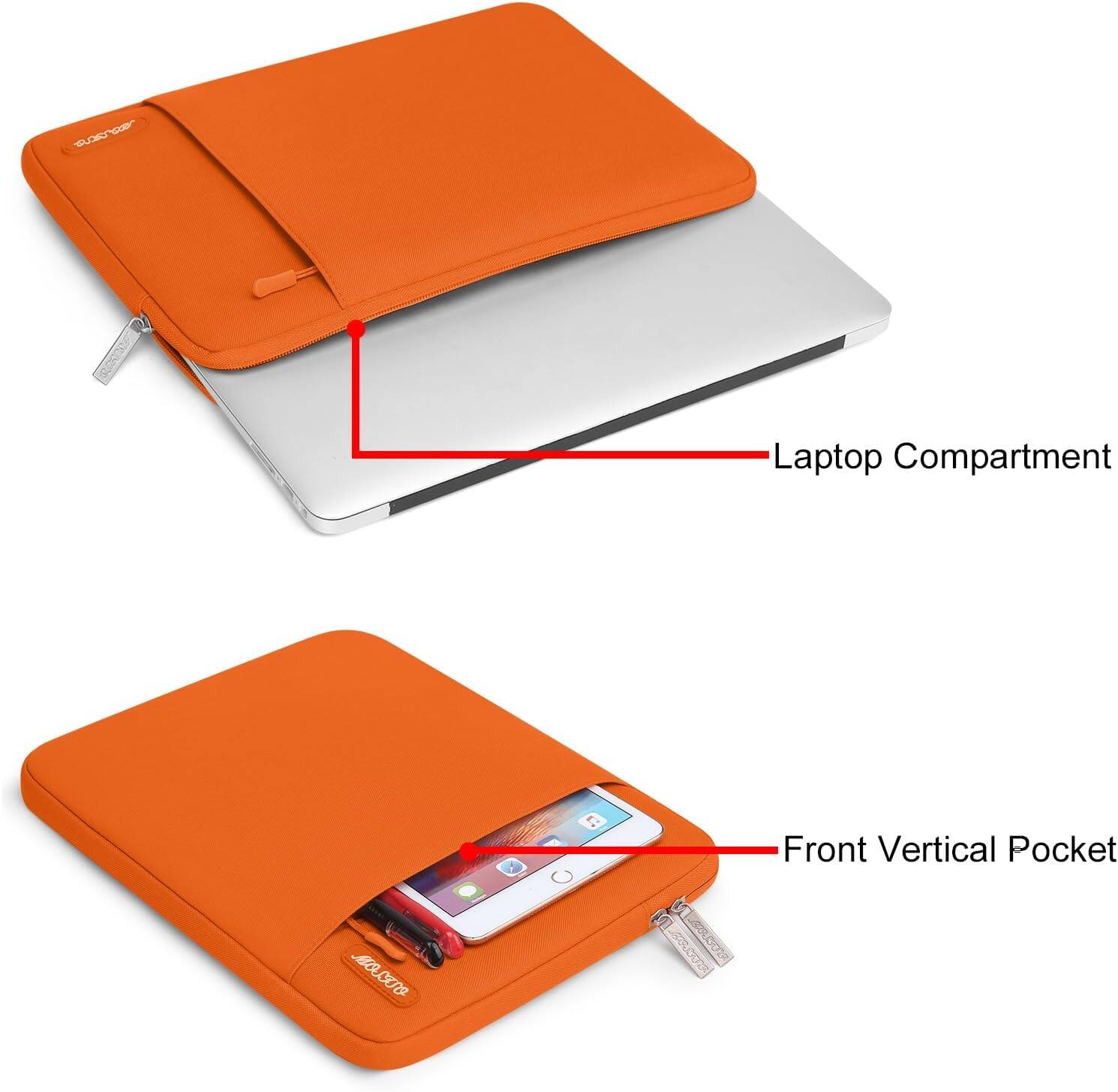 Laptop Compartment  
Front Vertical Pocket