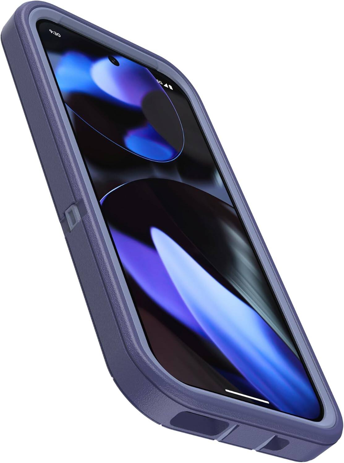 Alt View 1. OtterBox - OtterBox Google Pixel 9 & Pixel 9 Pro (Only) Defender Series Case - Case Only - Rugged & Durable - with Port Protection - Denver Dusk Purple.