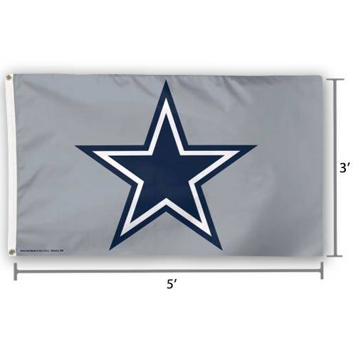Alt View 1. WinCraft - Dallas Cowboys 3' x 5' Team Deluxe Single-Sided Flag - Multicolor.