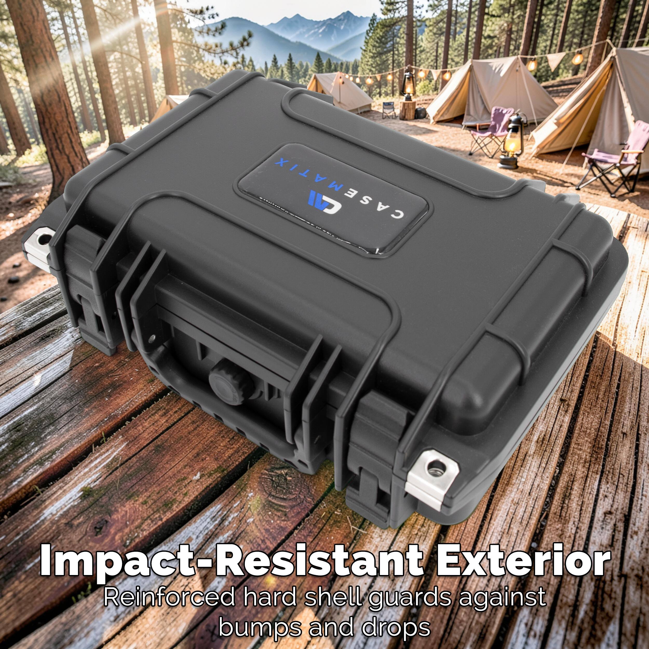 CASEMATIX ID Impact-Resistant Exterior Reinforced hard shell guards against bumps and drops