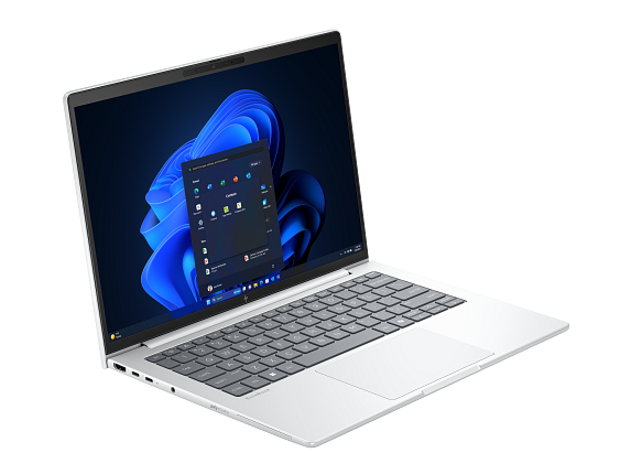 Alt View 2. HP - HP EliteBook Laptop Computer 14" WUXGA Intel Core Ultra 7 32 GB memory;512 GB - Glacier silver aluminium.