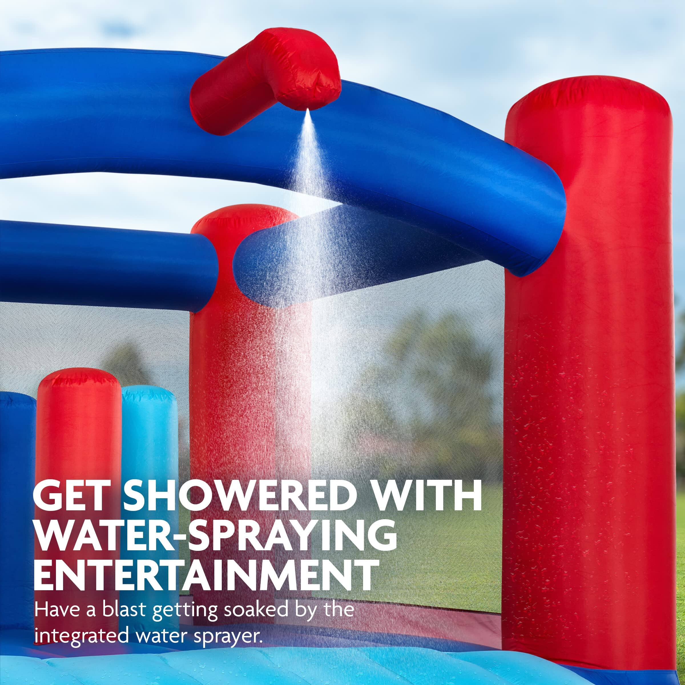 GET SHOWERED WITH WATER-SPRAYING ENTERTAINMENT
Have a blast getting soaked by the integrated water sprayer.
