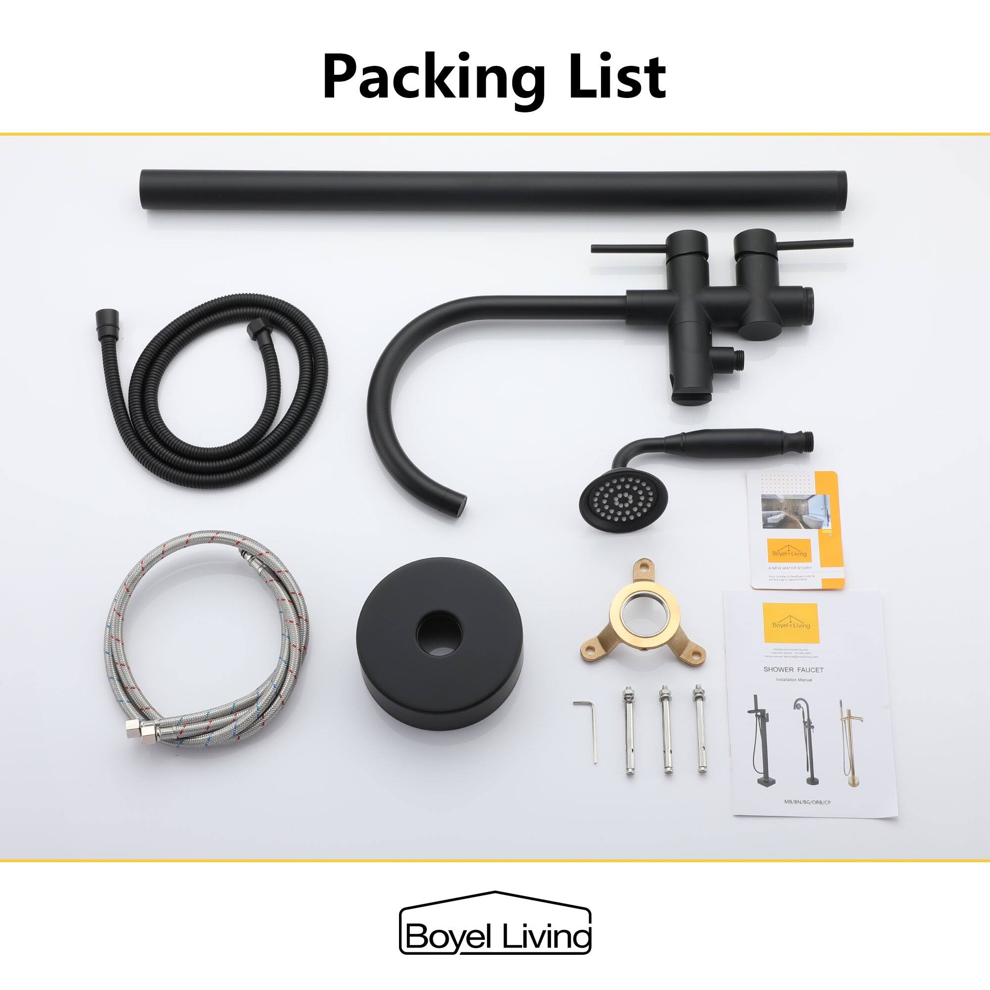 Packing List - Shower Faucet | | MO Boyel Living