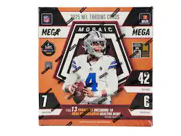 2025 Panini Mosaic Football Mega Box (Reactive Blue Parallels!)