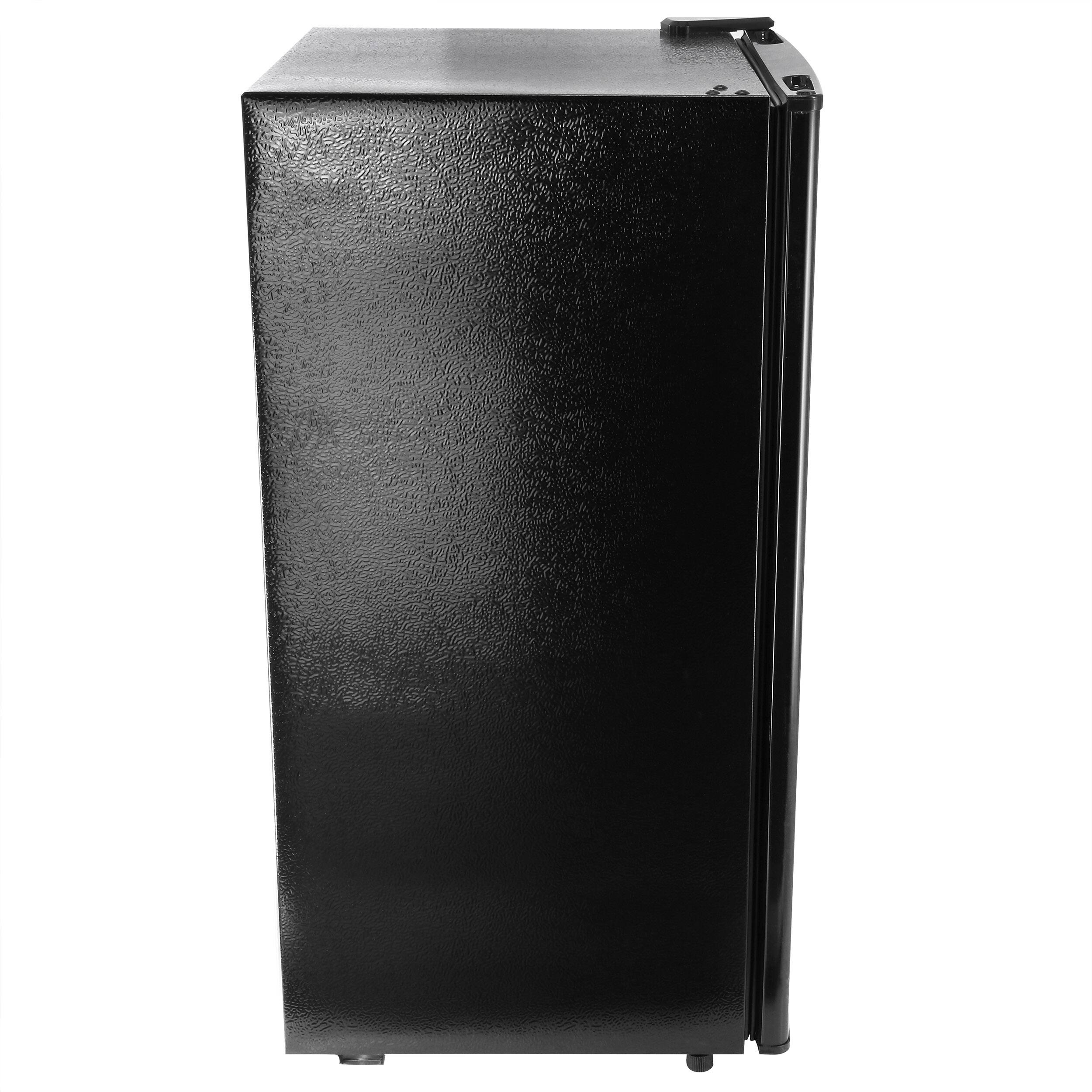 Alt View 3. MegaChef - MegaChef 3.2 cu. ft. Compact Freestanding Mini Refrigerator in Black - Black.