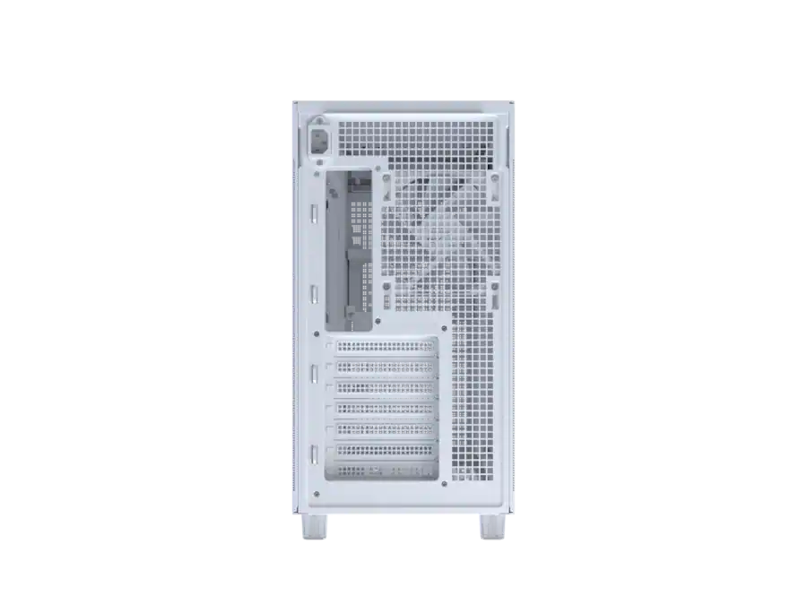 ASUS Prime AP303 White Mesh Panel ATX Case, GPU Bracket, 360mm Radiator ...
